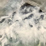 "Seltsam, im Nebel zu wandern!" 120 x 100 cm Öl/Leinwand