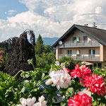 Unser Haus vom Balkon der Nachbarin aus fotografiert