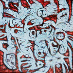 NAOS Huile sur toile 20x20 cm