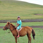 Usuhuu et son cheval