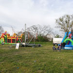 Trampoline et structure gonflable en plein air