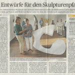 Drei Entwürfe für den Skulpturenpfad - Neuss Grevenbroicher Zeitung - 2018