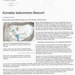 Künstler bekommen Besuch - Westdeutsche Zeitung Newsline - 17.06.2013