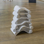 Scheiterhaufen 2 - 2014 - Gips 6-teilig - 70 (h) x 52 (b) x 35 (t) cm - Ansciht 2