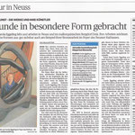 Das Runde in besondere Form gebracht - Neuss Grevenbroicher Zeitung - 3.1.2014