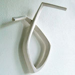 Wandobjekt 1 - 2008 - Gips - 94 (h) x 70 (b) x 33 (t)  cm