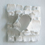 Wandobjekt -2012 - Gips / Karton - 50 (h) x 50 (b) x 15 (t) cm