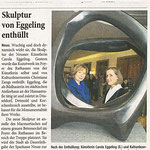 Skulptur von Eggeling enthüllt - Westdeutsche Zeitung - 10.02.2010