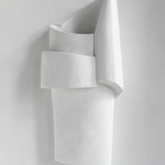 Wandobjekt 11 - 2014 - Gips - 54 (h) x 27 (b) x 14 (t) cm 
