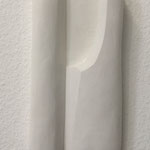Wandobjekt - 06/16 - Gips - 40 (h) x 21 (b) x 7 (t) cm