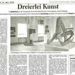  Dreierlei Kunst - Neuss Grevenbroicher Zeitung - 24.05.2008 