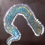 FANTASIE II  -  80x80 cm, mixed technique on canvas