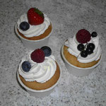 Cup Cake mit Frucht