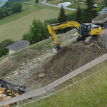 Aushub Frühjahr 2014.