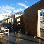 Montage Elemente Dachgeschoss Dezember 2014.