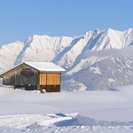 Skigebiet mit Aussicht auf Signinagruppe