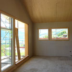 Innenausbau Gipsplatten, Fenstermontage.