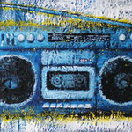 SAD BLUE RADIO　2011　キャンバスにアクリル絵具　190x333