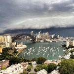 Storm over Sydney.