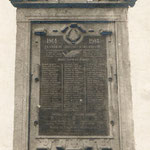 Plaque commémorative - Guerre 14-18 - Anciennement placée sur le bâti de l'Hôtel de Ville