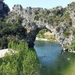 Le Pont d'Arc, site naturel en sud Ardèche