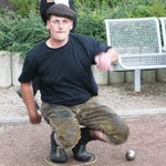 Jens Präsi der Boule-Dogs aus Lüttenmark: Position Milleu, Kugeln: Obut match +, 20 Jahre Bouleerfahrung und nix dazugelernt, Lizenzspieler