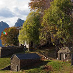 Il rifugio Casa dell'Alpino all'alpe Prà