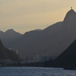 Anfahrt Rio mit Christus Statue