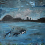 Migration 2012 oil on canvas 120x100