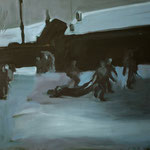 A Cold Dark Winter 2012 oil on canvas 50x70