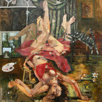 Narcissus 2022 oil on canvas 210x180