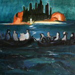 Casaway Island 2012 oil on canvas  100x120