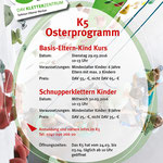 Plakat K5 Osterprogramm am K5 Kletterzentrum