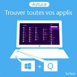Astuce tablette Surface sous Windows 8 et RT.