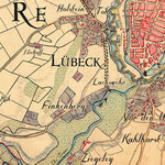 Varendorff 1796: Karte von Holstein - nach der Restaurierung