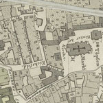 Weiland 1841: Grundkarte von Weimar - vor der Restaurierung