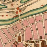 Seutter 1750: Plan von Lübeck - vor der Restaurierung