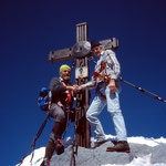 Walter Schneeweiß und Sepp Einzenberger am Glockner