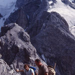 Spindler Rudi und Franz Scherndl am Weg zum Ortler