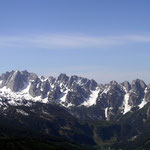 Blick vom Kalmberg zum Gosaukamm