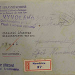 Briefumschlag mit Stempel der "Doppelgemeinde" Grafenried (Lučina)-Mauthaus (Mýtnice).