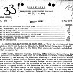 "General Order" 567 mit der Schilderung, wie das Gefecht - vermutlich - begann.