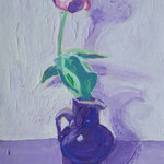 170421 Tulpe in bauchiger Vase Karte G