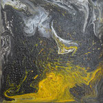 200626 Pouring Test 2 Acryl auf Holz 10x10