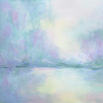 220131 Himmel und Wasser Acryl auf Papier 40x40