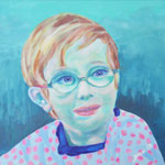 190624 Alice Acryl auf Leinwand 40x40 (in Besitz)