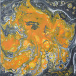 200702 Pouring 25 auf Holzplatte 10x10
