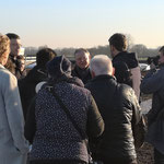 hinten li. Dirk Lütvogt, mit Stephan Weil, Besuch von Ministerpräsident Stephan Weil Biodiversitäts-Gründach Friedrich Lütvogt GmbH & Co. KG