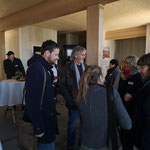 vorne v.l. Dr. Roland Schröder (Hochschule Osnabrück), Ludger Gröne Garten- und Landschaftsbau Gröne Dinklage, Jutta Holtmeyer Fa. Zinco, Besuch von Ministerpräsident Stephan Weil Biodiversitäts-Gründach Friedrich Lütvogt GmbH & Co. KG