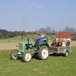 Traktorfahren macht Spaß
